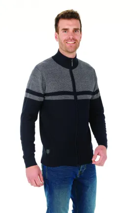 Jacquard-Weste aus Bi-Material